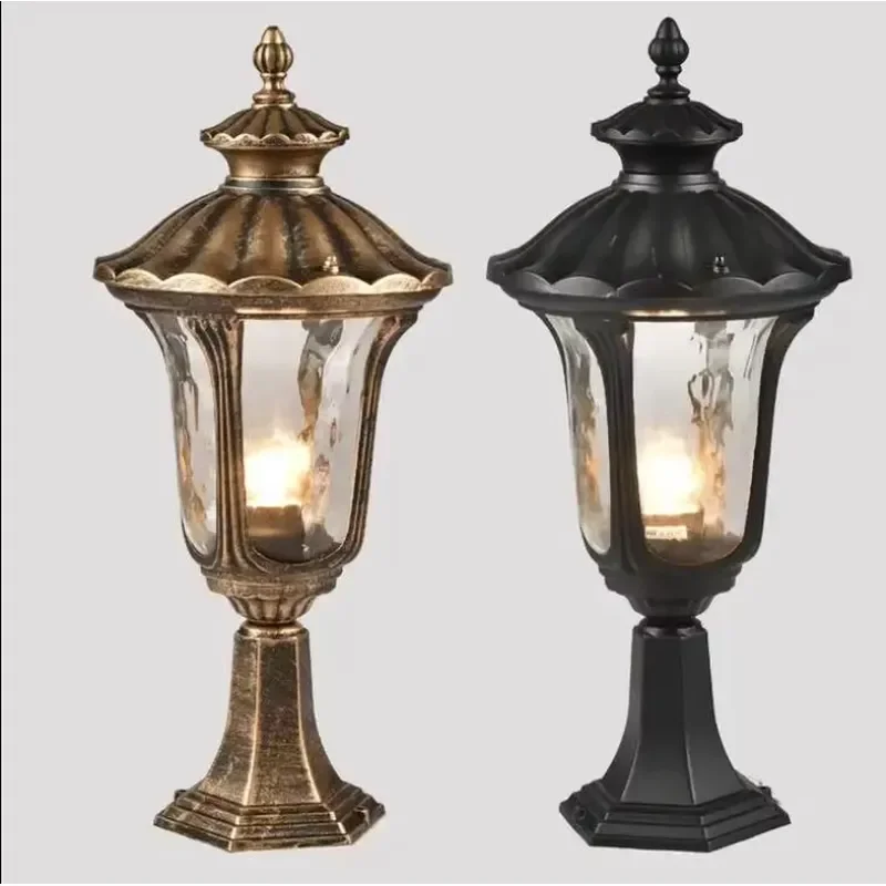 OEM China Factory Waterproof Outdoor Post Lantern Garden Floor Fence Household Column Lamp Led Pillar Lights 220 V Ac Pier