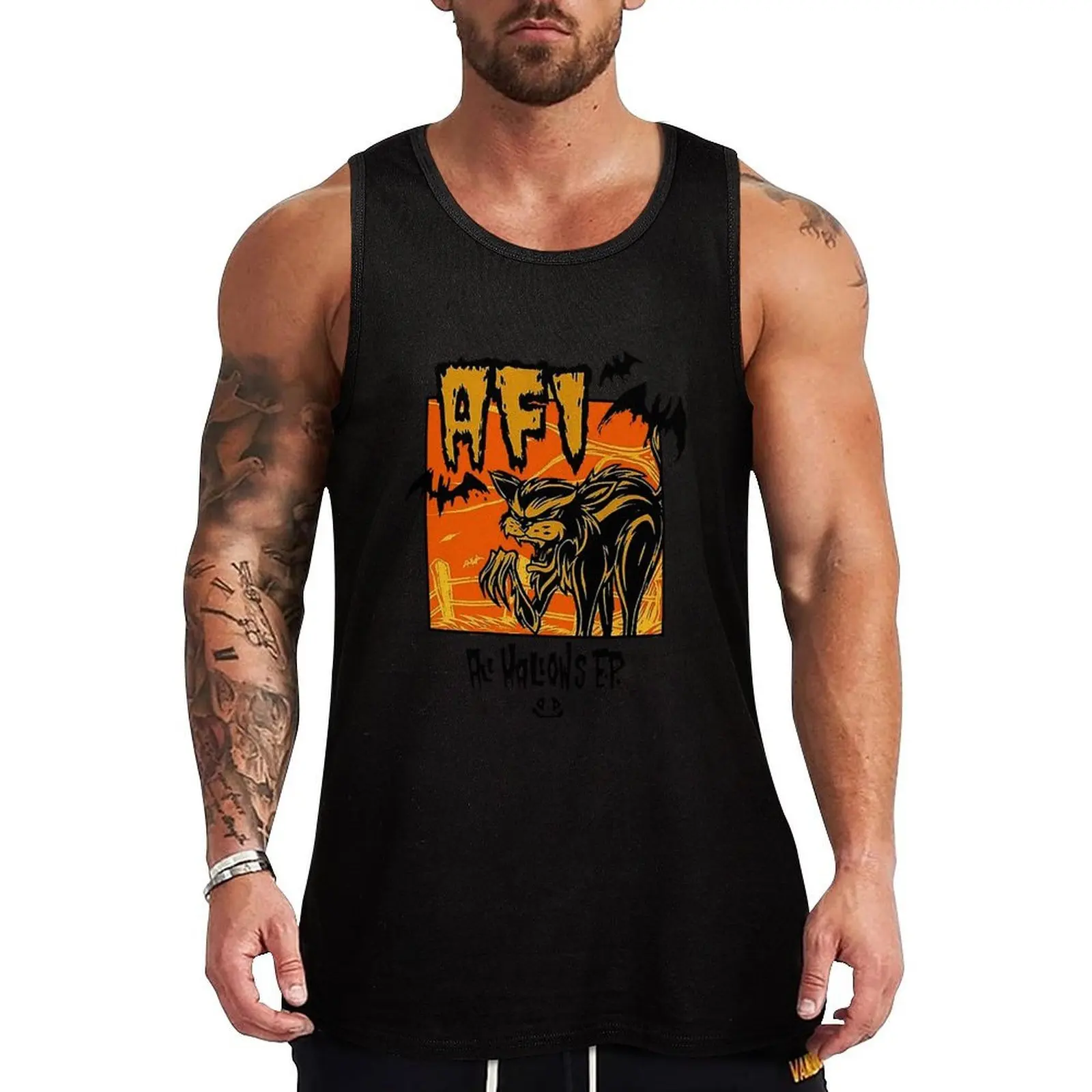 

Afi Band Tank Top sleeveless shirts sleeveless t-shirts for men fitness bodybuilding t shirt