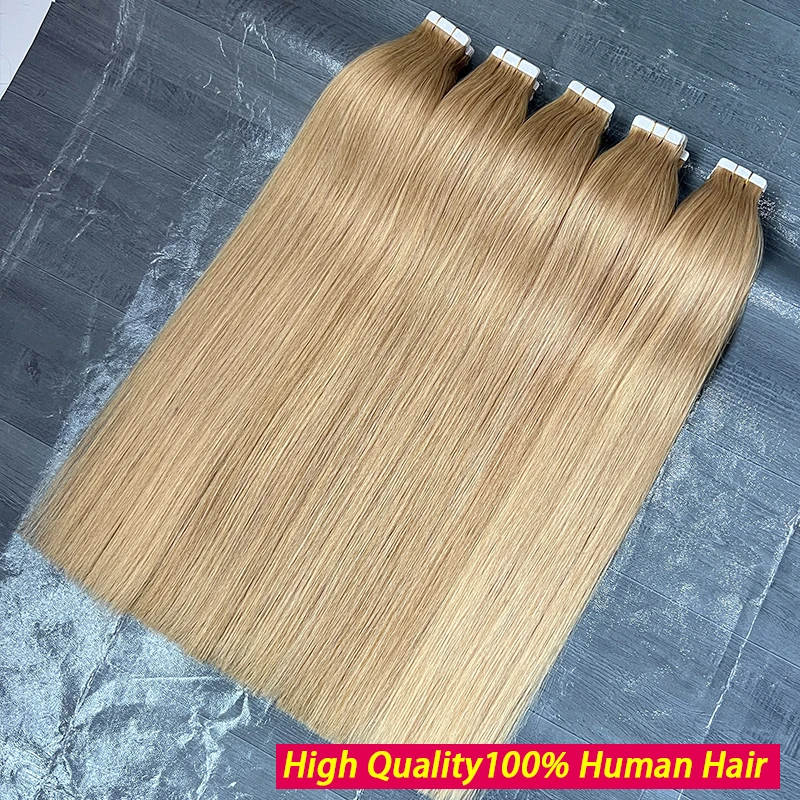 

27 Colored Honey Blonde Straight Tape Hair Extensions Human Hair Invisible Seamless PU Skin Weft HighQuality Raw Hair 40Pcs/Pack