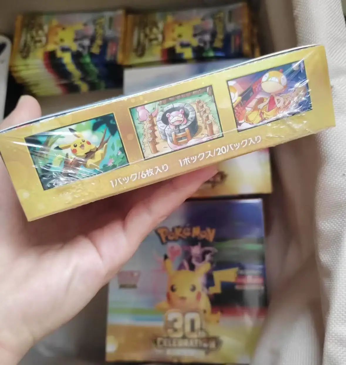 Japanese Version Pokemon Ptcg 30Th Anniversary Trading Card Booster Pack Eevee Charizard Collectible Blind Box For Hobby