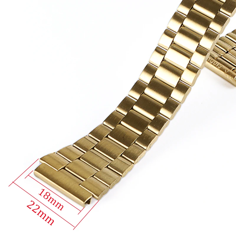 For CASIO Watchband Stainless Steel Strap for F91W F84 F105 F108  A158 A168 AE1200 AE1300 B650 AQ230 AE500W Metal Strap 18mm