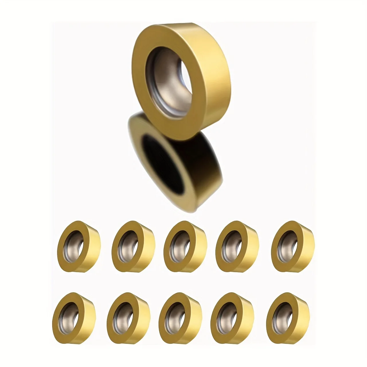 High-Performance RPMW1003MO Carbide Milling Inserts (10-Piece Set) - R5 Radius for Precision Machining