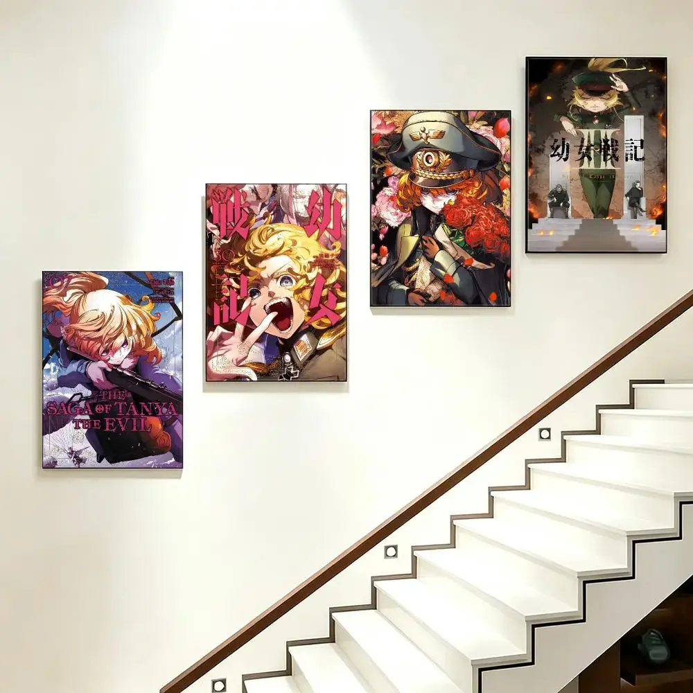 anime Saga of Tanya the Evil  Poster HD  Printing Soothing and Cream Style Home Decor for the Living Room cafes Gift Giving