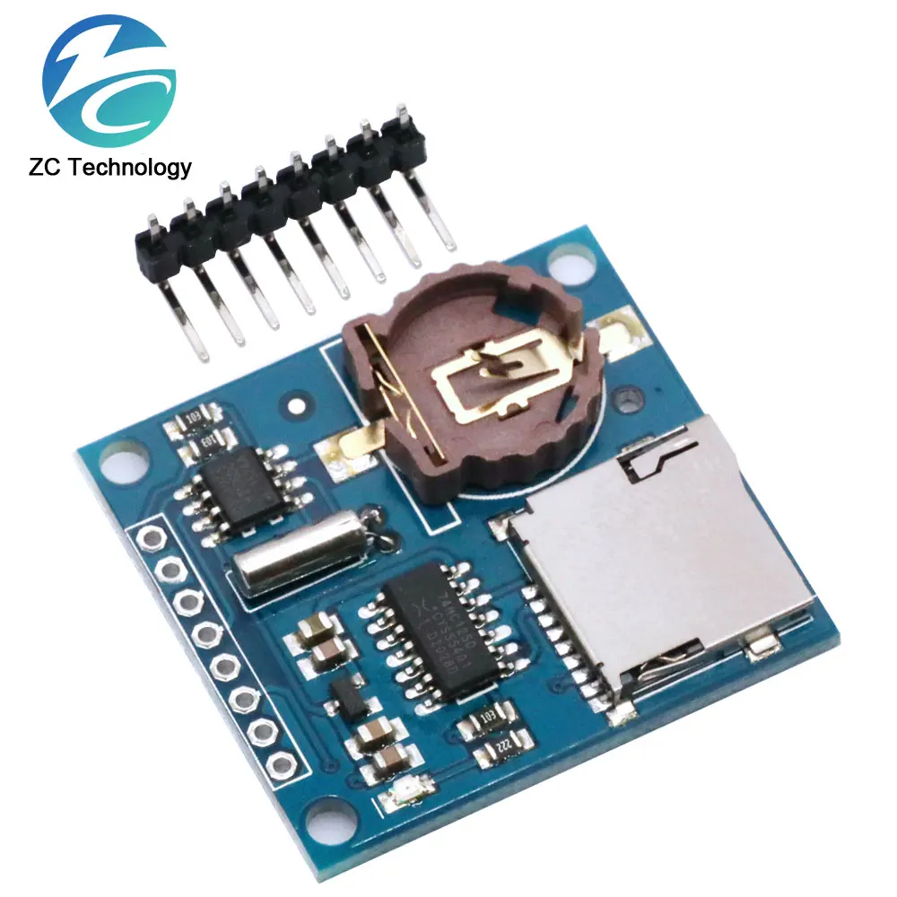 Mini Data Logger Module Logging Shield for Arduino For Raspberry Pi Logging Recorder Data Logger Module Shield V1.0 SD Card