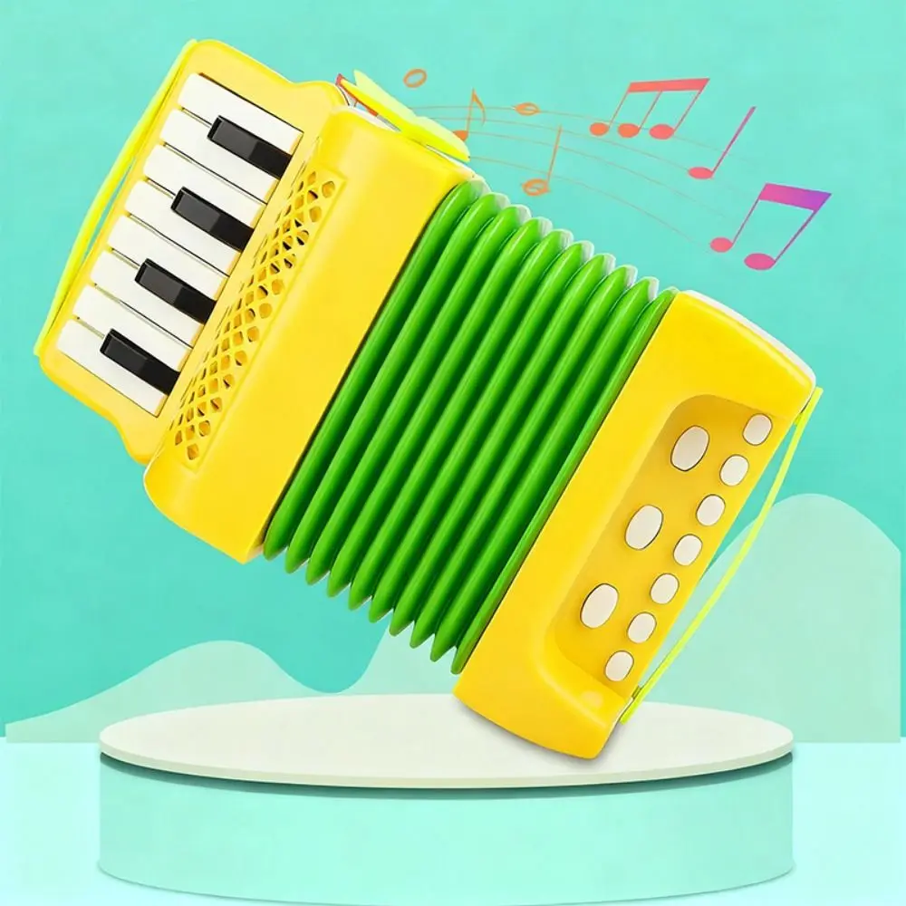 Small Size Accordion Grip Exercise Interactive Children Accordion Instrument Compact Musical Enlightenment Music Instrument
