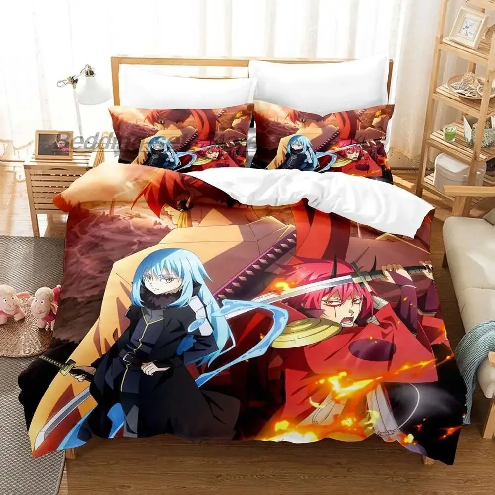 

That Time I Got Reincarnated as a Slime Bedding Set Single Twin Full Queen King Size Bed Set Aldult Kid comforter bedding sets