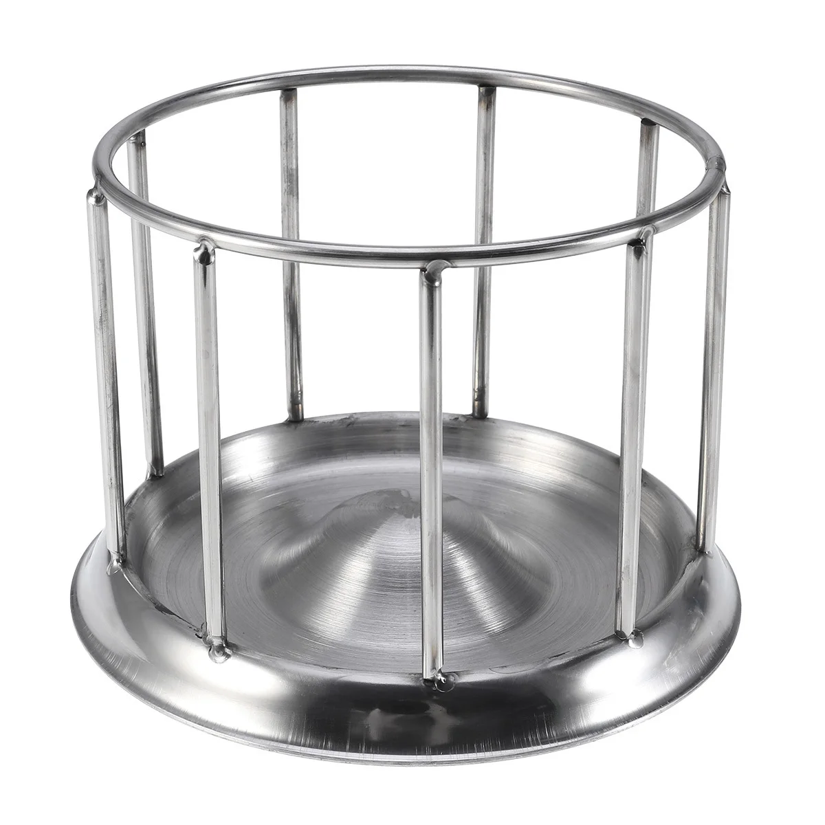 

Stainless Steel Pet Food Bowl Smooth Edge Non-Toxic Compact Design Turtle Feeder For Reptile Tortoise Feeding Supplies