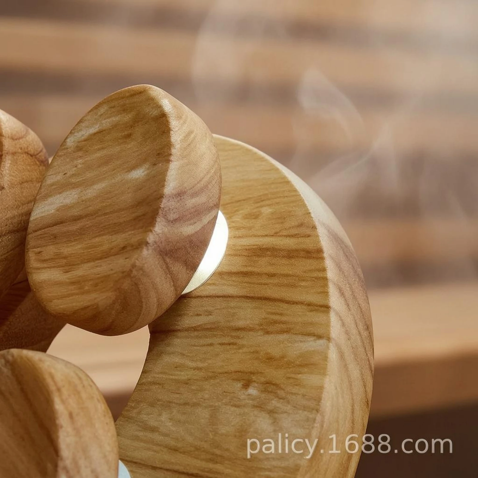 Carbonized Oak Sauna Pillow Contoured Ergonomic Sauna Backrest Wellness Item Smooth Finish