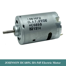 JOHNSON HC685G Micro 36mm RS-545 Motor DC 3.7V 5V 6V 7.2V 7.4V High Speed Power Electric Drill Garden Tool Engine Cooling Fan
