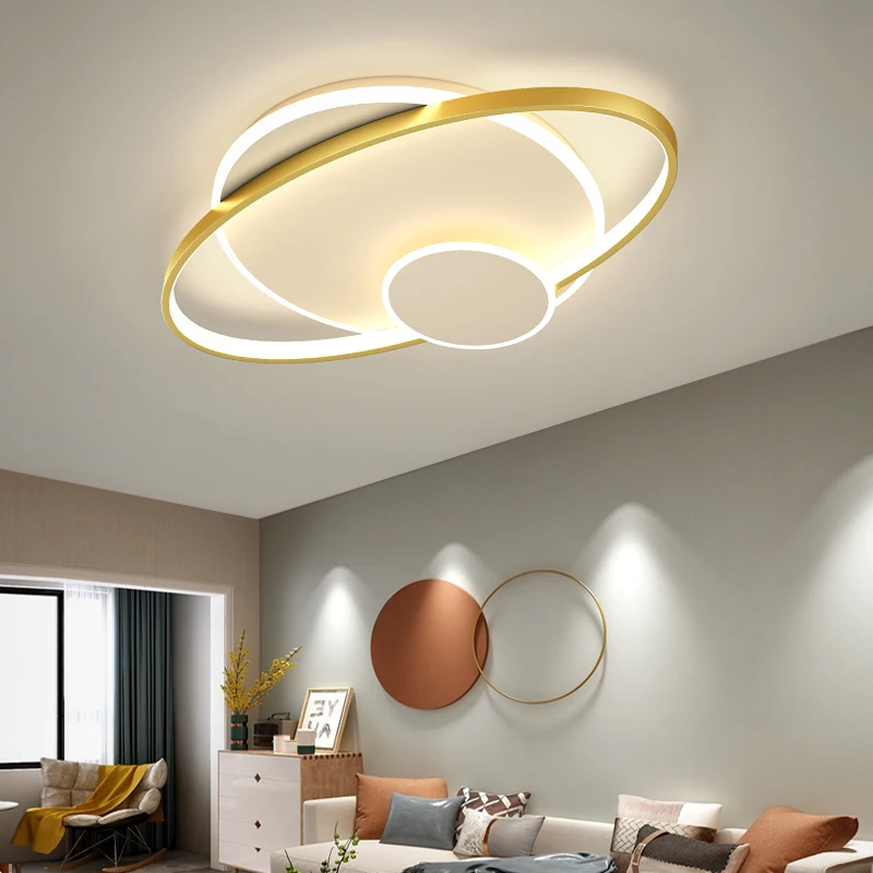 Modern Silk Ribbon Shape LED Ceiling Light for Living Room Bedroom Chalet Dining Room Kitchen Hanging Lighting Suspension Design