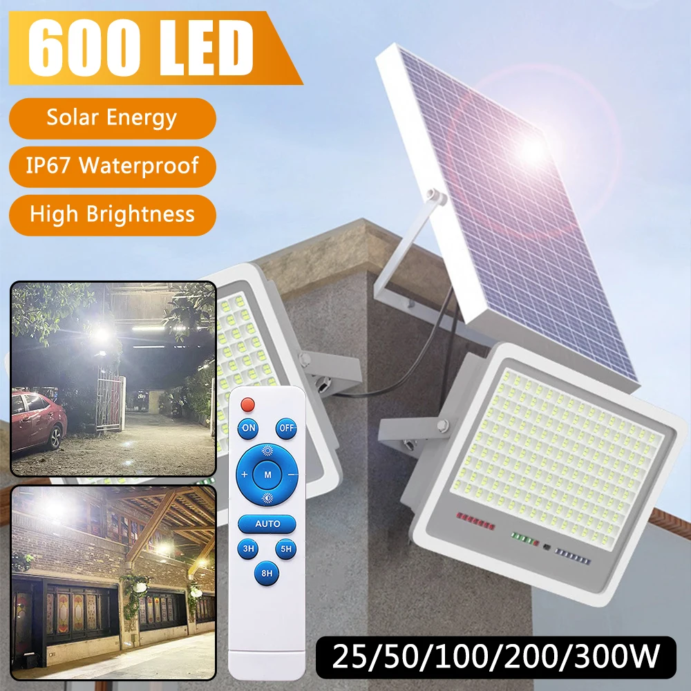 Solar Lamp Outdoor Courtyard Lighting Induction Street Light Waterproof Floodlight Ultra Brightness