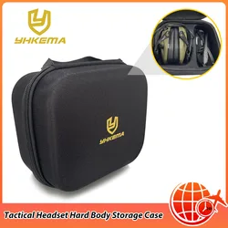 Hard Storage Travel Case for Electronic Shooting Earmuffs Compatible Impact Hearing Protection Shooter Safety Eyewear Glasses