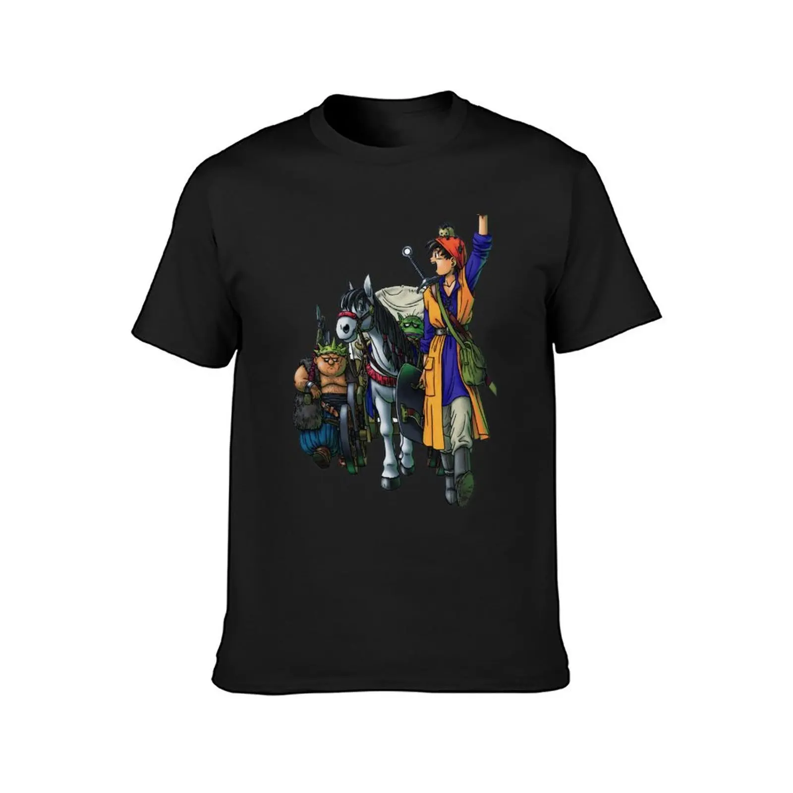 Dragon Quest VIII T-Shirt oversizeds blacks new edition men clothes