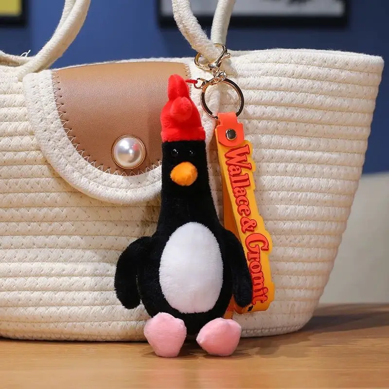 Norbot dos desenhos animados chaveiro de pelúcia macio dos desenhos animados boneca mochila acessório pendurado chaveiro do carro presente para meninos e meninas em feriados