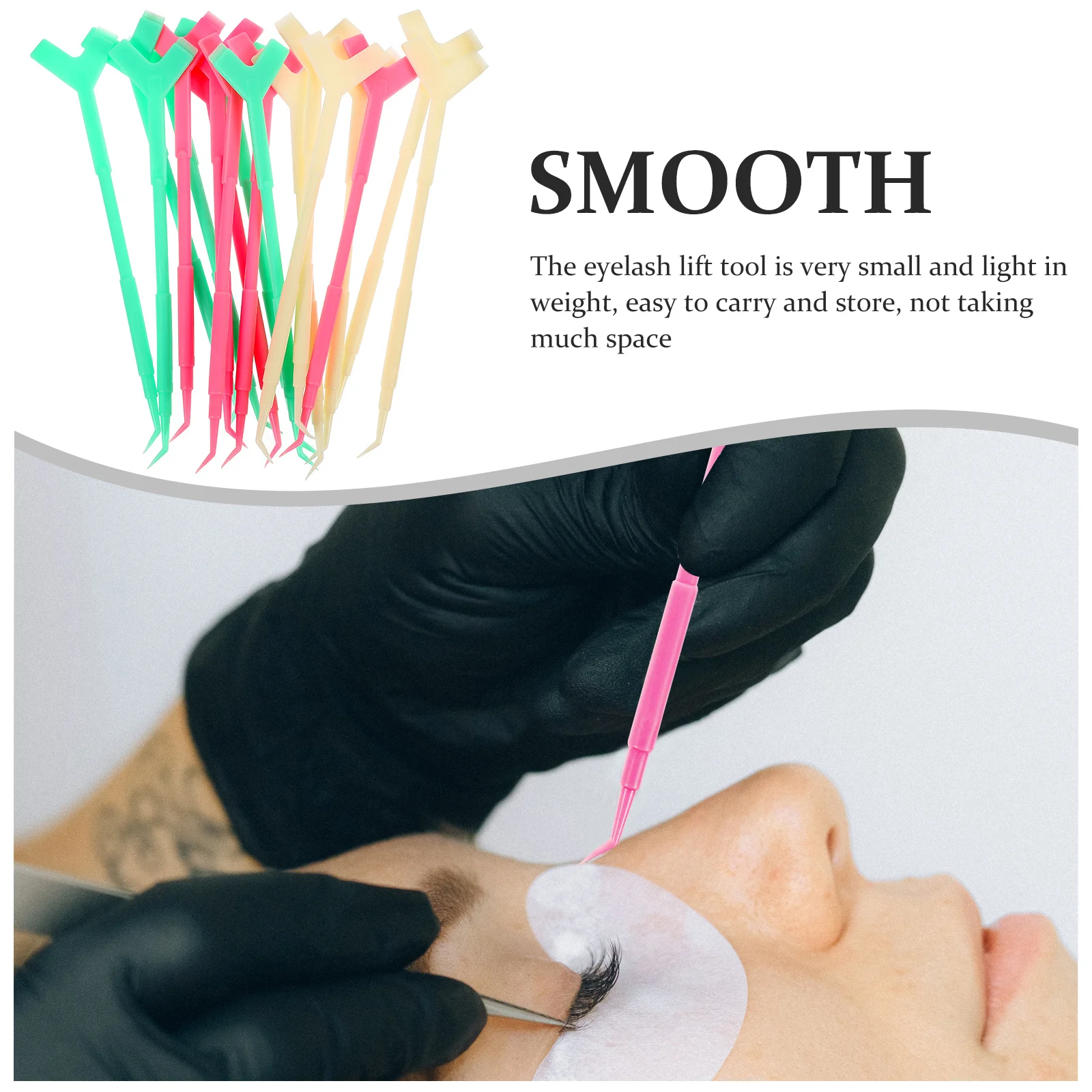 18pcs Eyelash Lifting Tools Plastic Lash Lift Tool For False Eyelash Extension Grafting Makeup Supplies