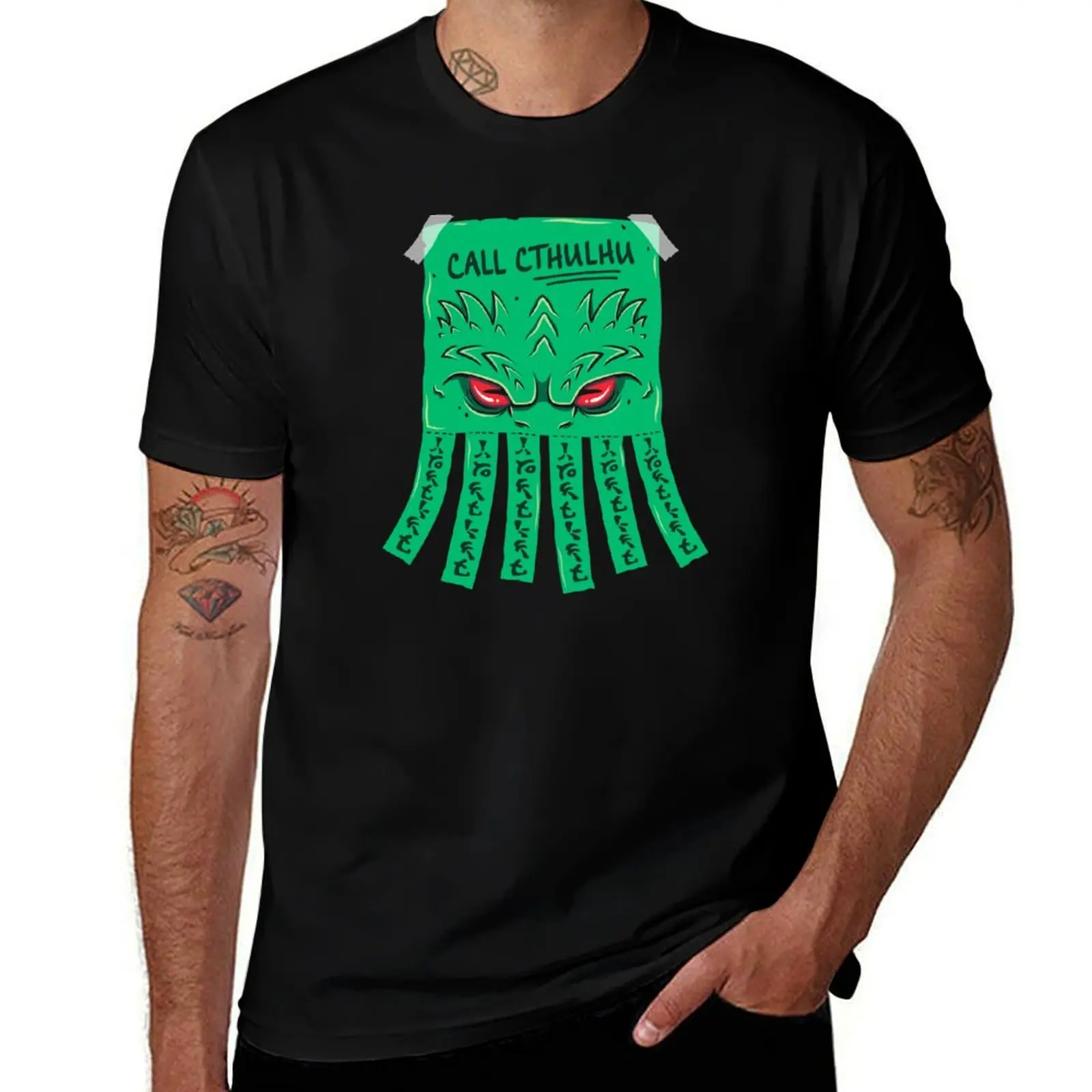 

Call Cthulhu T-Shirt man t shirt summer t shirt for man 100 percent cotton