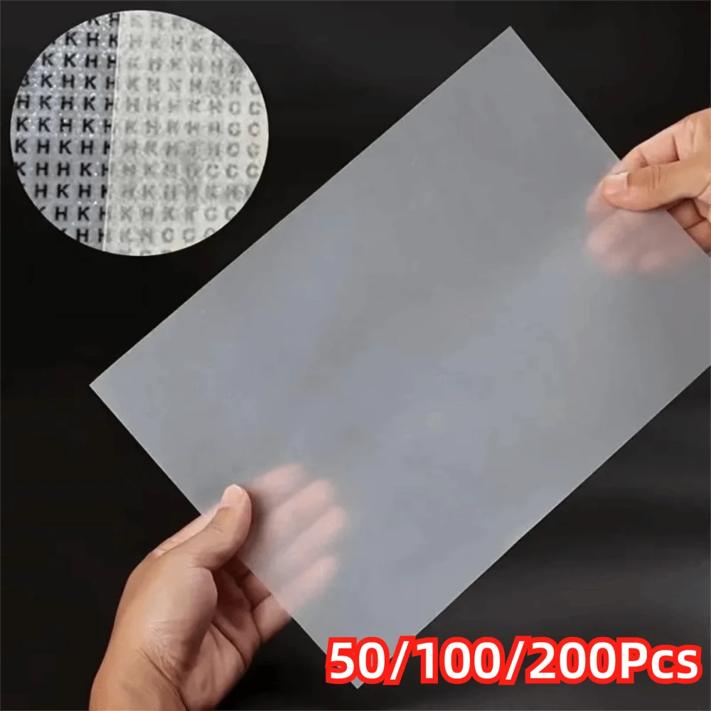 50/100/200Pcs Dustproof Diamond Painting Release Paper Stain-proof Double-Sided Double-Sided Release Paper White Cover