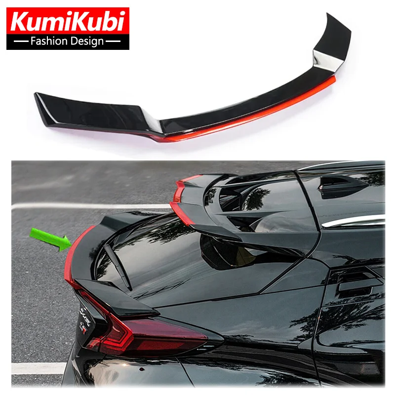 Racing Sport Rear Spoiler Wing Body Kit Boot Lip Styling For TOYOTA C-HR CHR 2016-2022 Exterior Part Facelift Tuning Splitter