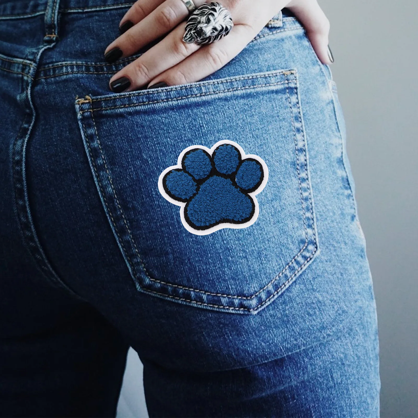 

8Pcs Claw Patches Adhesive Clothes Decorations DIY Gifts for Hats Bags Accessories Home Tailor Shop Clothes Patches