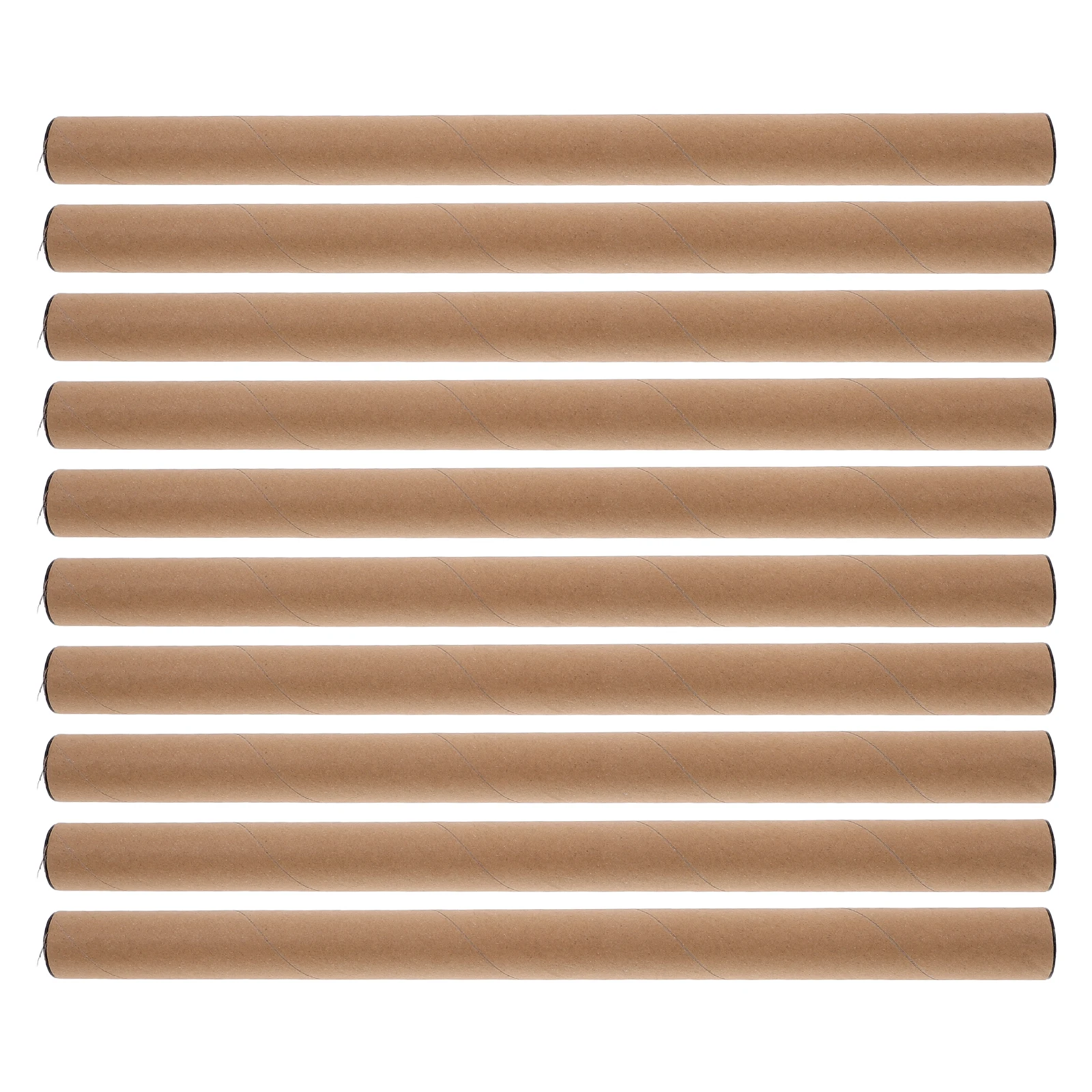 10 قطع من أنابيب بريد الملصقات ذات السعة الكبيرة، مادة ورق الكرافت السميكة لنقل الأعمال الفنية الآمنة وأنبوب الرسم للتخزين #6