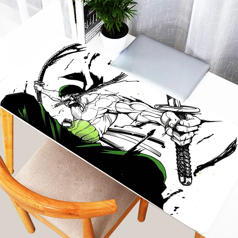 Mouse Pad eSports Gamer Players Speed Anime Mouse Mat Game Extended Desk Mat O-one P-piece luffy Mousepad Non-slip Keyboard Mat - view 5