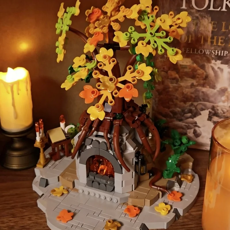 

793 детали MOC: Модель-конструктор «Перековка Нарсил» из «Властелина колец» (Ривенделл, Хоббит), строительные блоки, игрушки, рождественские подарки, кирпичики для детей