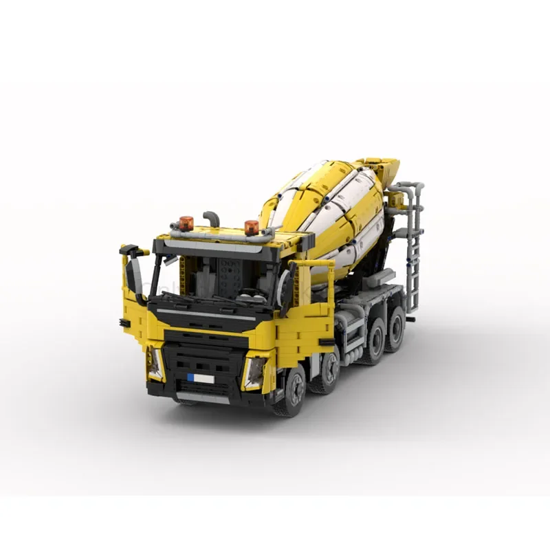 MOC-234000 Model Blok Bangunan Mixer Semen Urban FMX Baru 4380 Potongan Mainan Blok Bangunan Hadiah Ulang Tahun Anak Laki-laki
