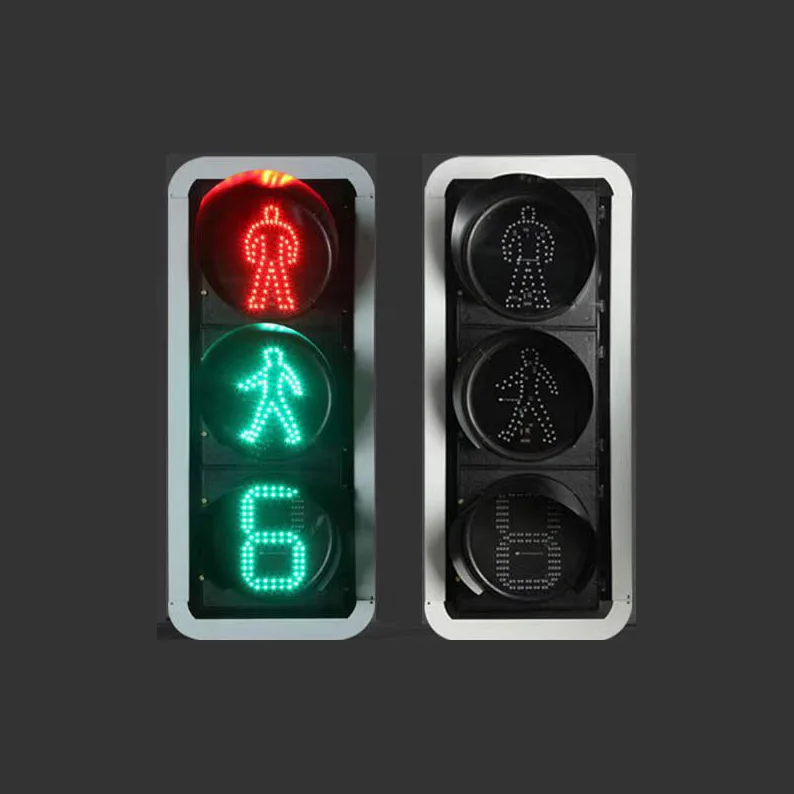 300mm Manufacturer CustomizedHigh Quality Dynamic Pedestrian Traffic Light With Timer, LED Traffic Signal