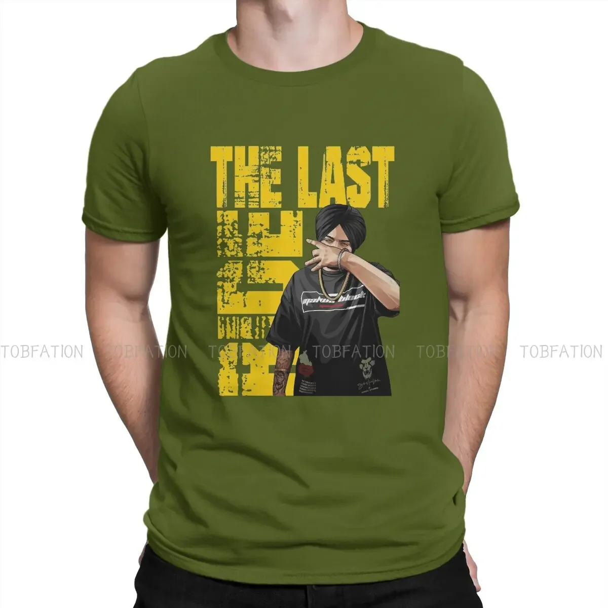Desi Merch Punjabi-camisetas Hipster para hombre, ropa de calle de tela Harajuku, cuello redondo, gran tamaño, Sidhu, alce, Wala, rapero indio