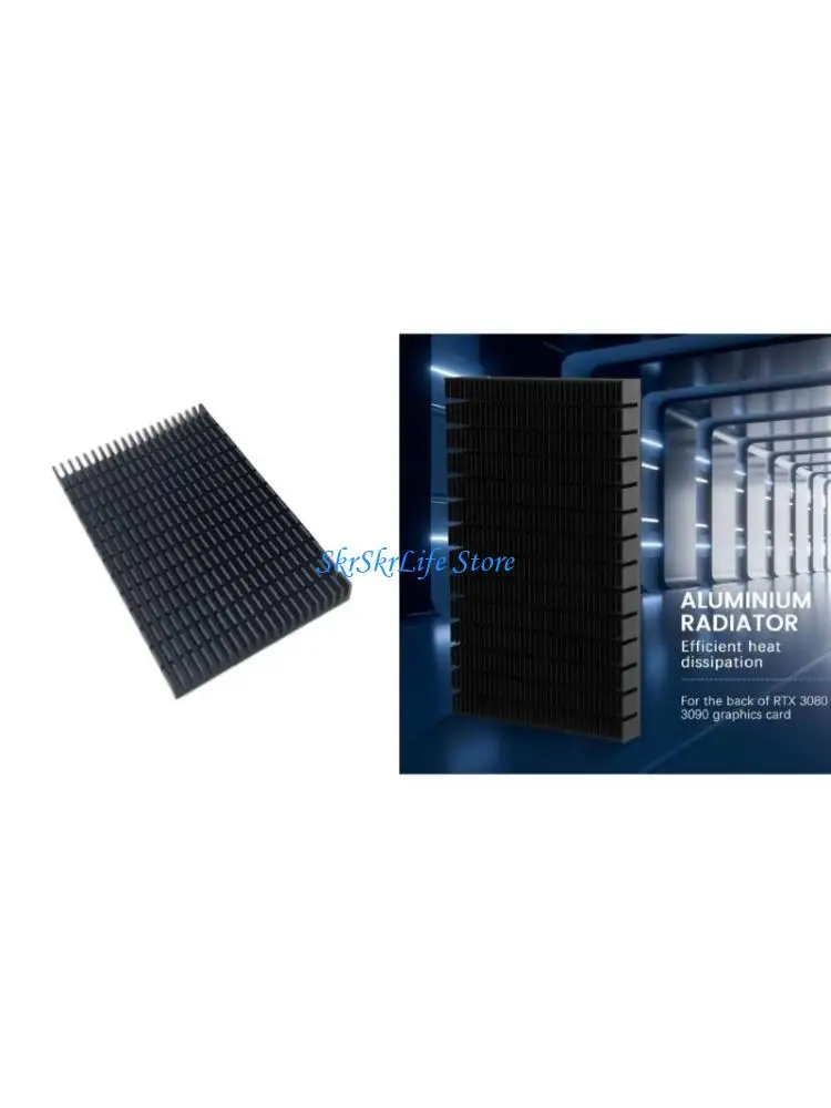 

E65E DIY Aluminum Coolers For RTX3080 3090 Graphics Card Back Side VRAM,GPU Backplate