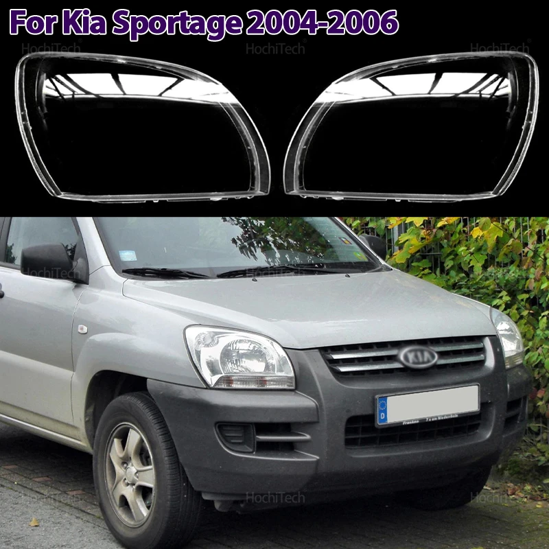 

Auto Front Headlight Cover Lens Transparent Glass Headlamps Lampshade Lamp Shell for Kia Sportage JE KM 2004 2005 2006