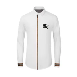 Featuring embroidered high density plush elastic cotton with woven straps, comfortable and breathable gentlemen's shirt