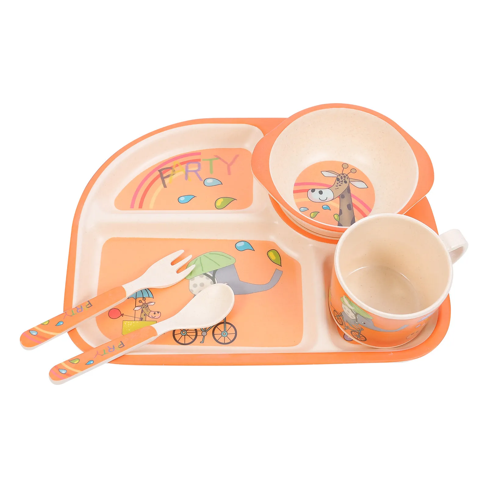 conjunto-de-utensilios-de-mesa-para-criancas-em-fibra-de-bambu-kit-de-colher-para-bebe-prato-de-alimentacao-infantil-louca-de-cartoon-segura-ecologica-duravel-e-facil-de-limpar