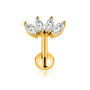 10 최고의 판매 빅 배꼽 피어싱 - №9