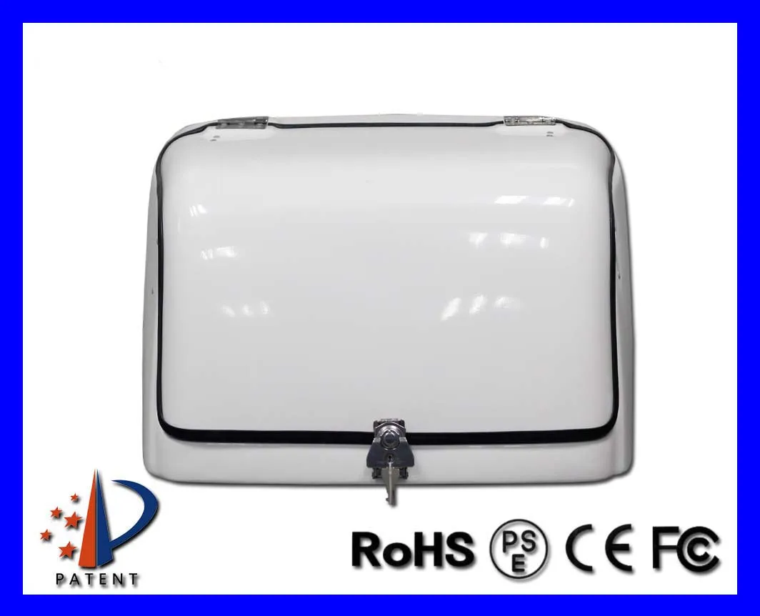 New design 43L  65L  92L   Aluminum fiberglass  motorcycle top case trunk  box rear tail boxes delivery food for  Honda