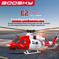 GOOSKY E2 1:35 Gps Intelligent Remote Control Simulation Helicopter UH-1Y Helicopter GPS Positioning One-Click Return BNF/RTF
