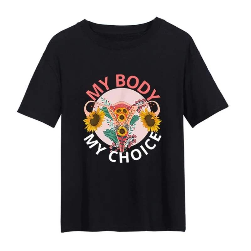 Camiseta de Mujer My Body My Choice, camiseta con estampado de derechos femeninos Pro Choice, camisetas legalizadas de aborto de Estados Unidos, Camisetas para Mujer