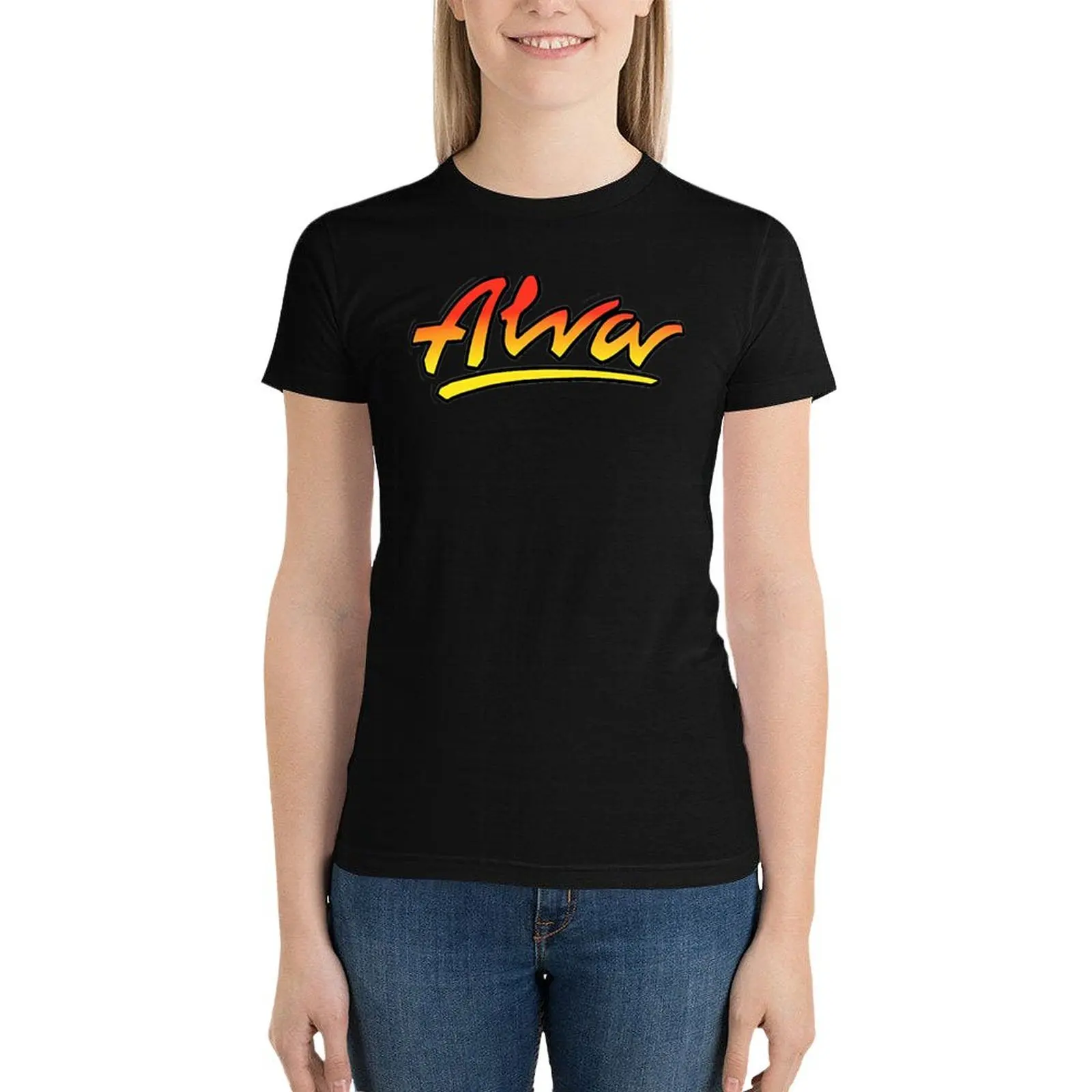 Alva skater T-Shirt oversized hippie clothes Woman T-shirts