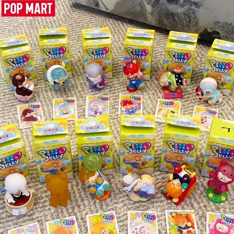 POP MART PINO JELLY Sweet Like Me Series, Caja Misteriosa con Juguetes Coleccionables, Adornos Kawaii, Figuras Decorativas, Muñecos de Escritorio