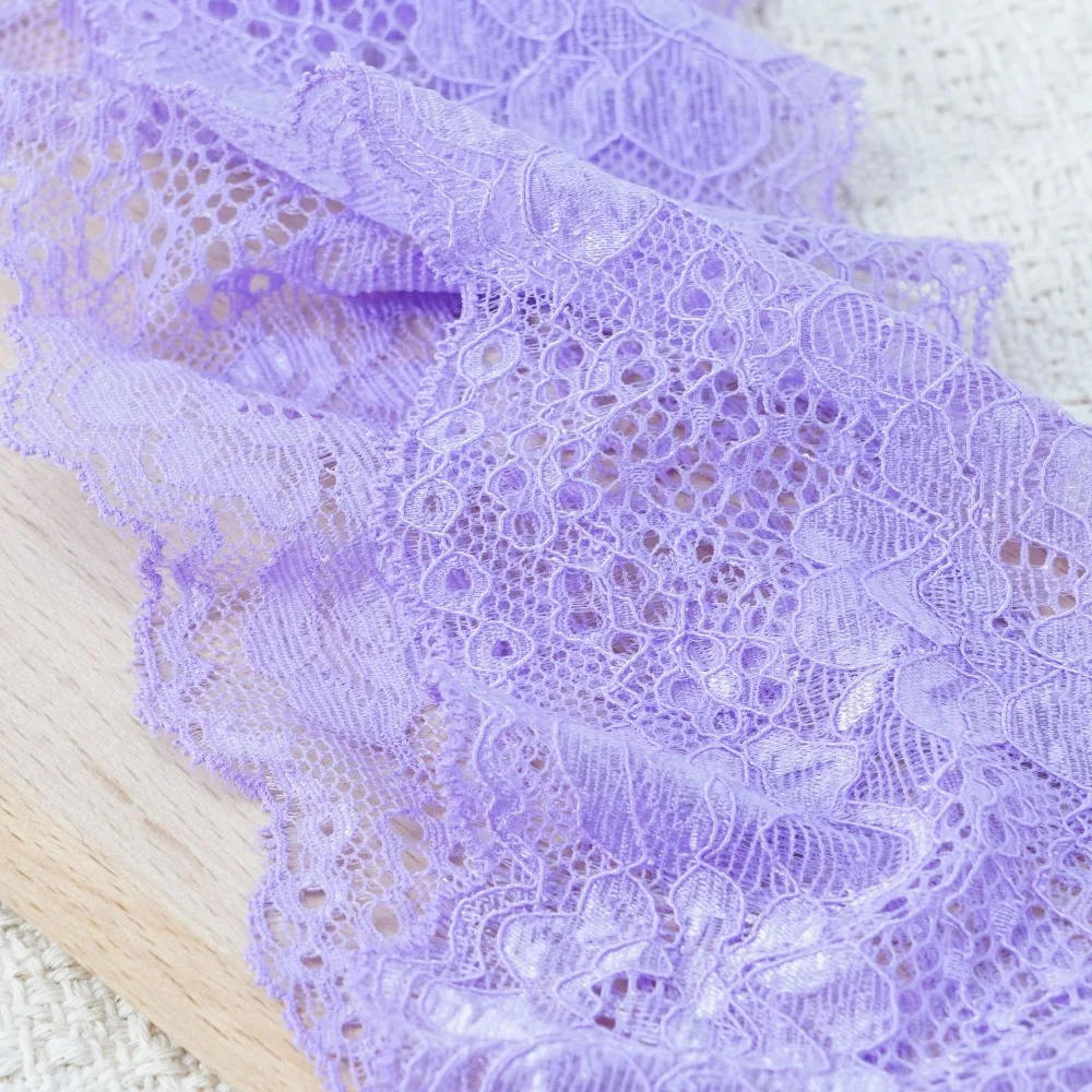 Modisches elastisches Haarband aus Mesh-Spitze, ausgehöhlt, elegantes Stirnband, leicht, atmungsaktiv, Kopfbedeckung, Kopfbedeckung für Damen und Mädchen – Detail 7