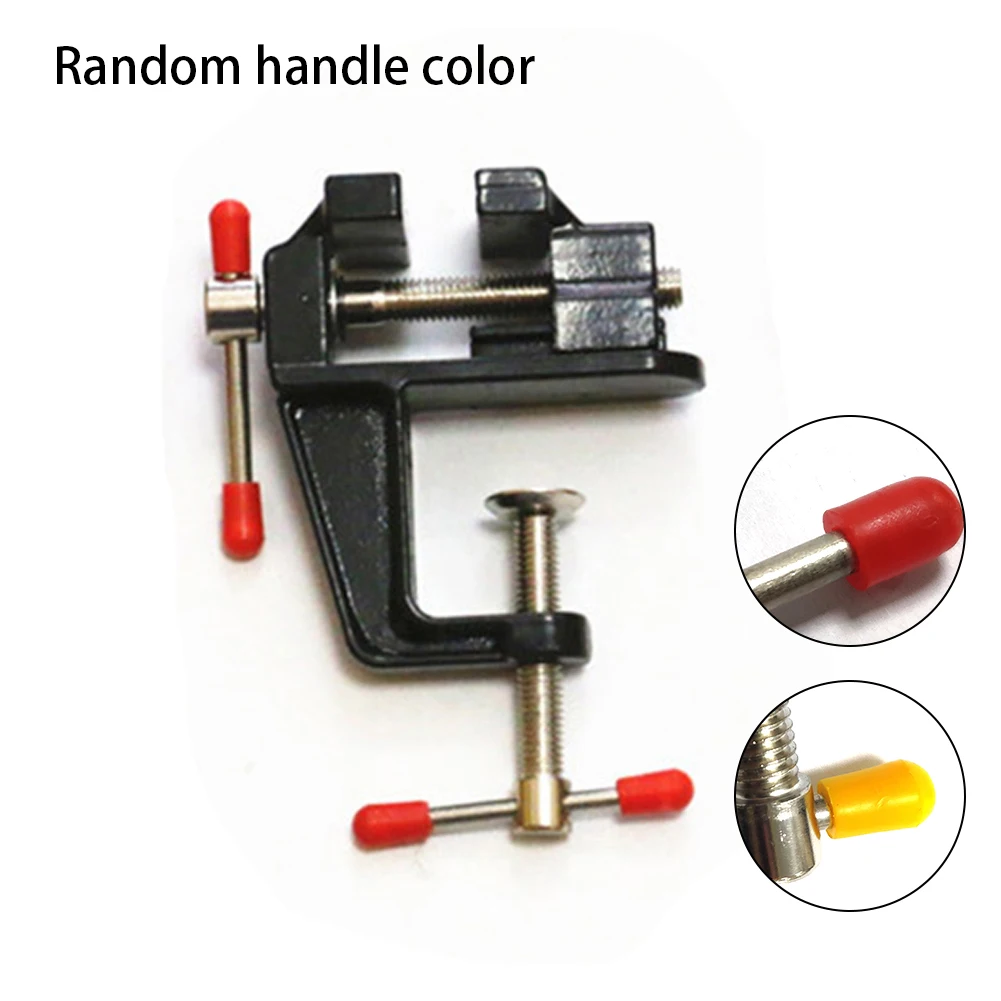 Mini Bench Vise Table Clamp Screw DIY Craft Mold Fixed Repair Tool Plier Jewelry Make Electronics Small Hobby Workbench Portable