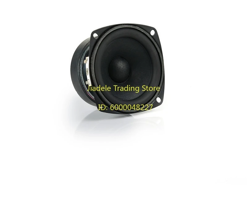 2pcs 3-inch Bluetooth speaker speaker with 4 ohms and 15 watts curved rubber edge, high-performance external magnetic speaker