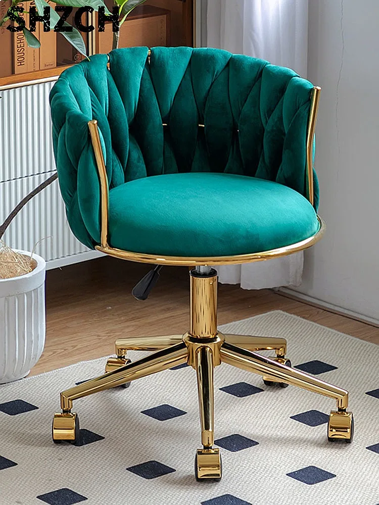 luxury-makeup-chair-with-adjustable-height-swivel-vanity-stool-for-bedroom-salon