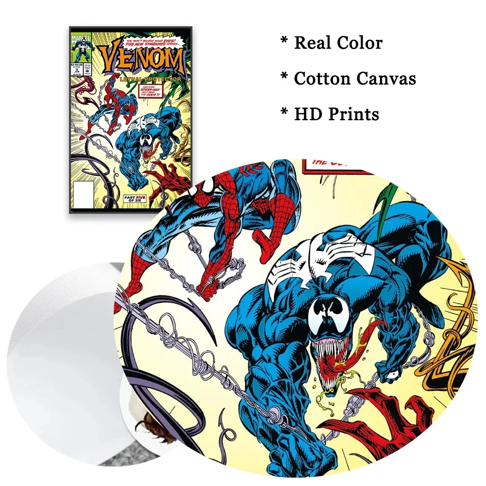 Disney Superhero Venom Comics Spider Man Poster Canvas Painting Wall Art for Picture Coffee Living Room Home Wall Decor