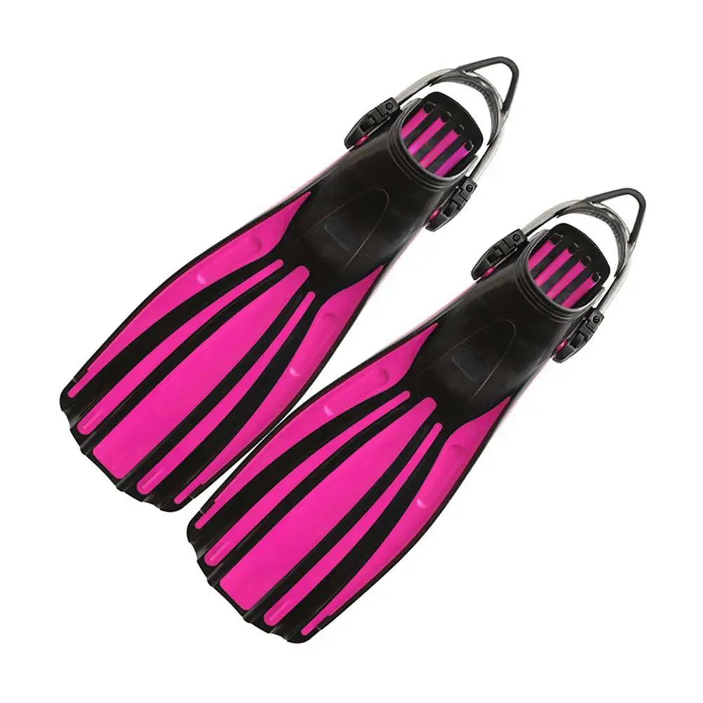 1Pair Snorkeling Diving Fins Adult Flexible Comfort Swimming Fins Submersible Foot Flipper Diving Equipment Water Sport Dropship