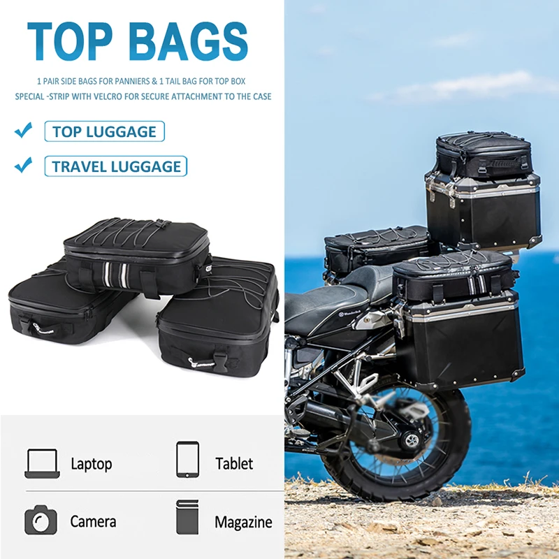 

R1250GS R1200GS Top Case Bag For Aluminum Alloy Side Box for BMW R1200 GS LC ADV F700GS F800GS F650GS G310GS Adventure R1200GSA