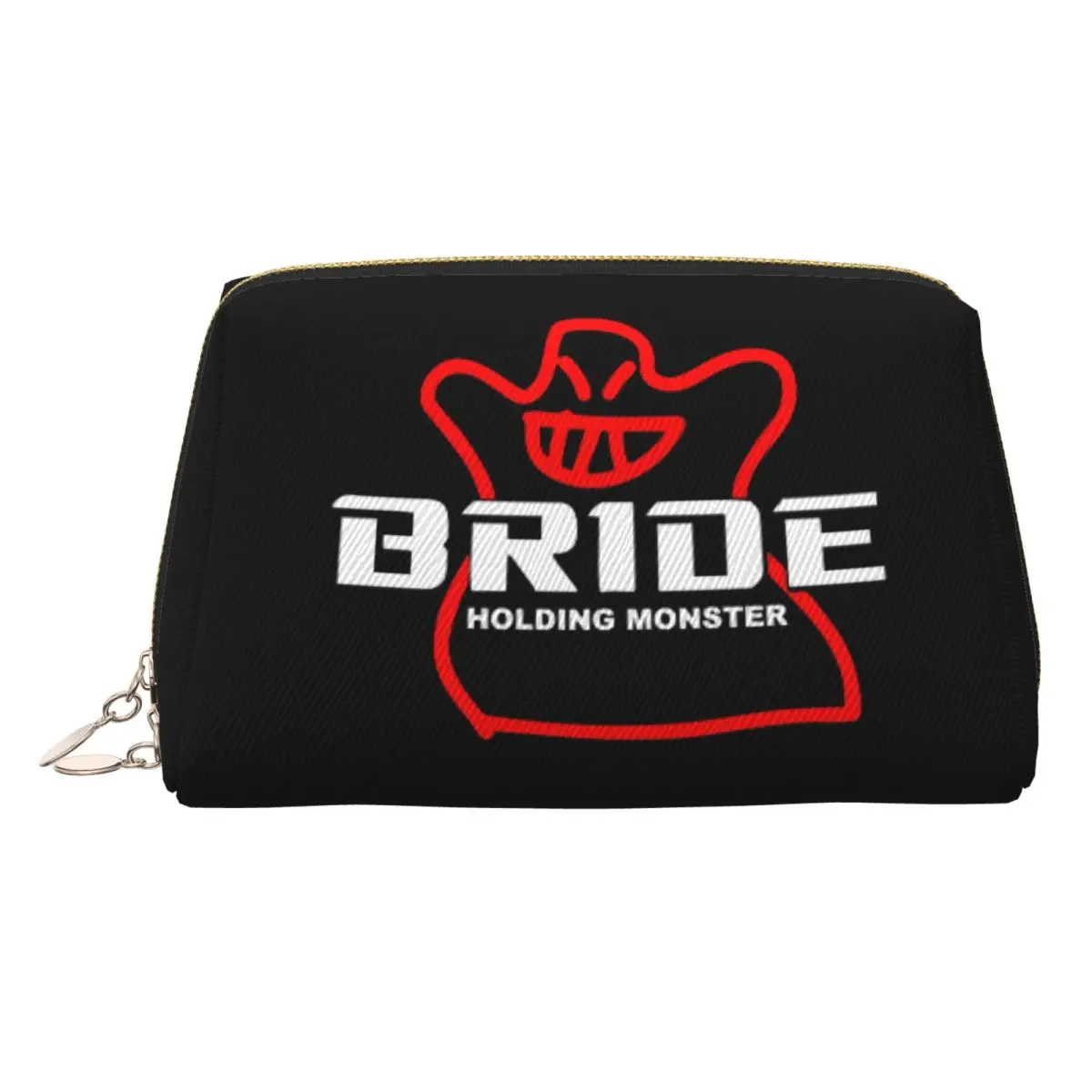 Bride Jdm Material Women Cosmetic Bag Travel Makeup Organizer Pouch Toiletry Storage Dopp Kit Box