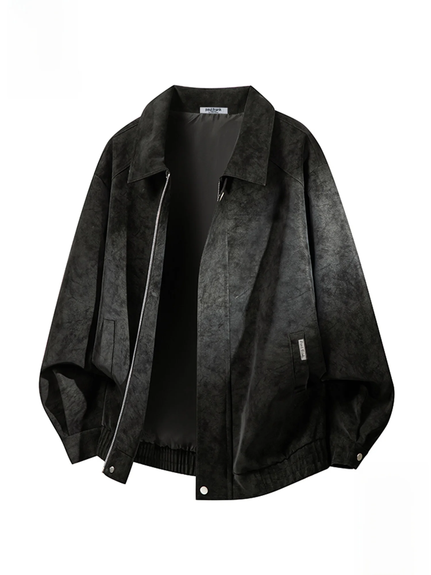 

Повседневная свободная куртка Paul Frank Monkey American Dyed для мужчин, весна 2026, с отложным воротником, ветрозащитная, из полиэфирного волокна