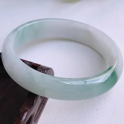 

Natural Myanmar Jade 54mm-62mm bracelet exquisite princess bracelet to send girlfriend to send mother Hetian jade