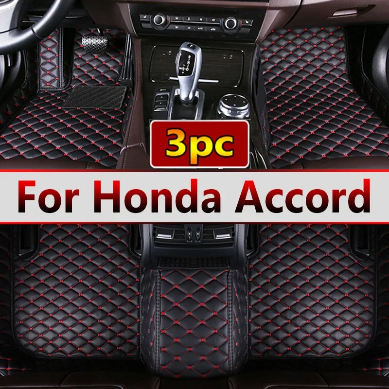 Car floor mats for Honda Accord 2008 2009 2010 2011 2012 2013 Custom auto foot Pads automobile carpet cover